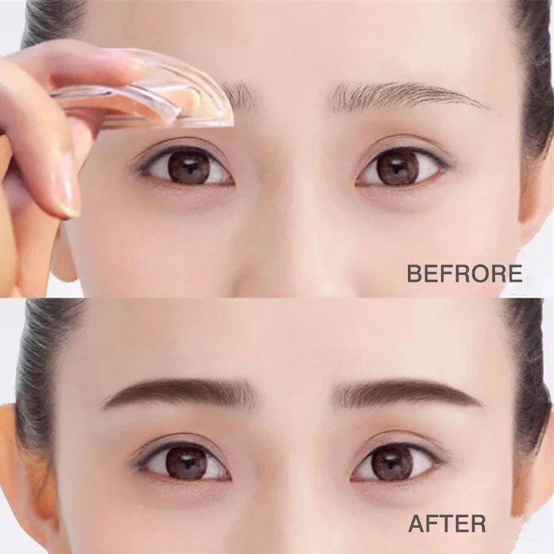 Eyebrow Stamp Sponge Stencil