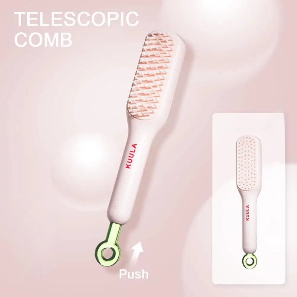 Retractable Anti-Static Hair Comb