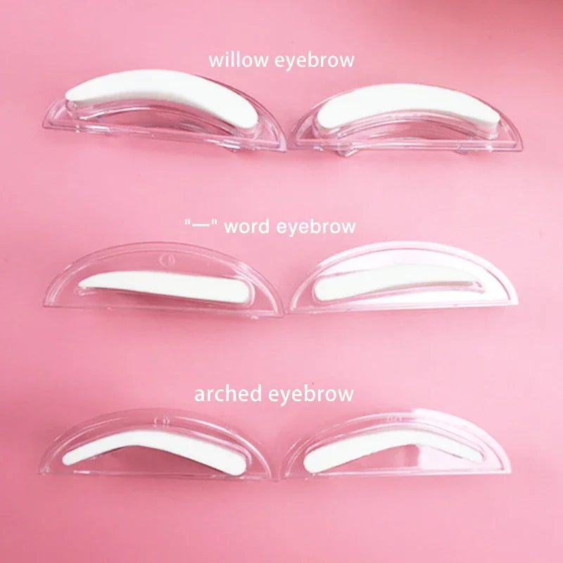Eyebrow Stamp Sponge Stencil