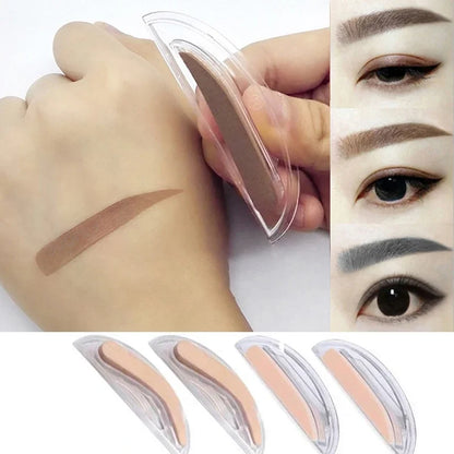 Eyebrow Stamp Sponge Stencil