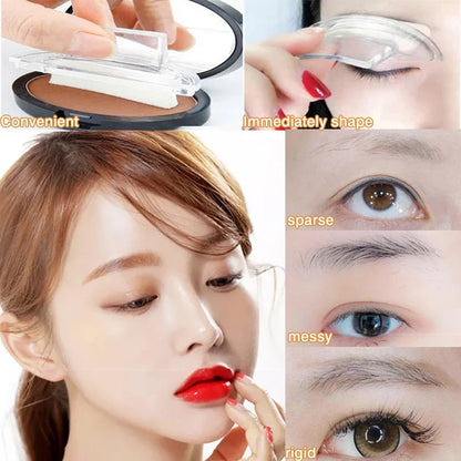 Eyebrow Stamp Sponge Stencil