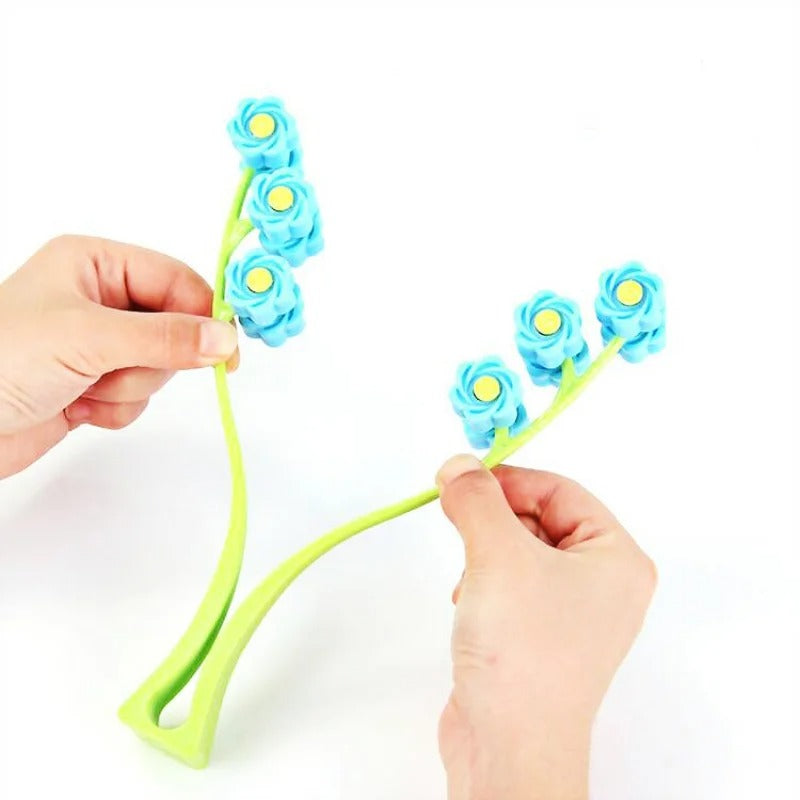 Flower Shape Facial Massager Roller