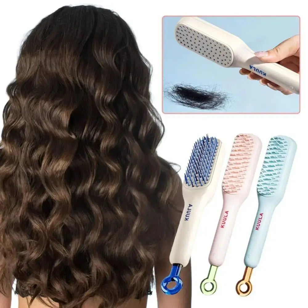 Retractable Anti-Static Hair Comb