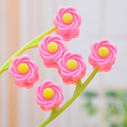 Flower Shape Facial Massager Roller